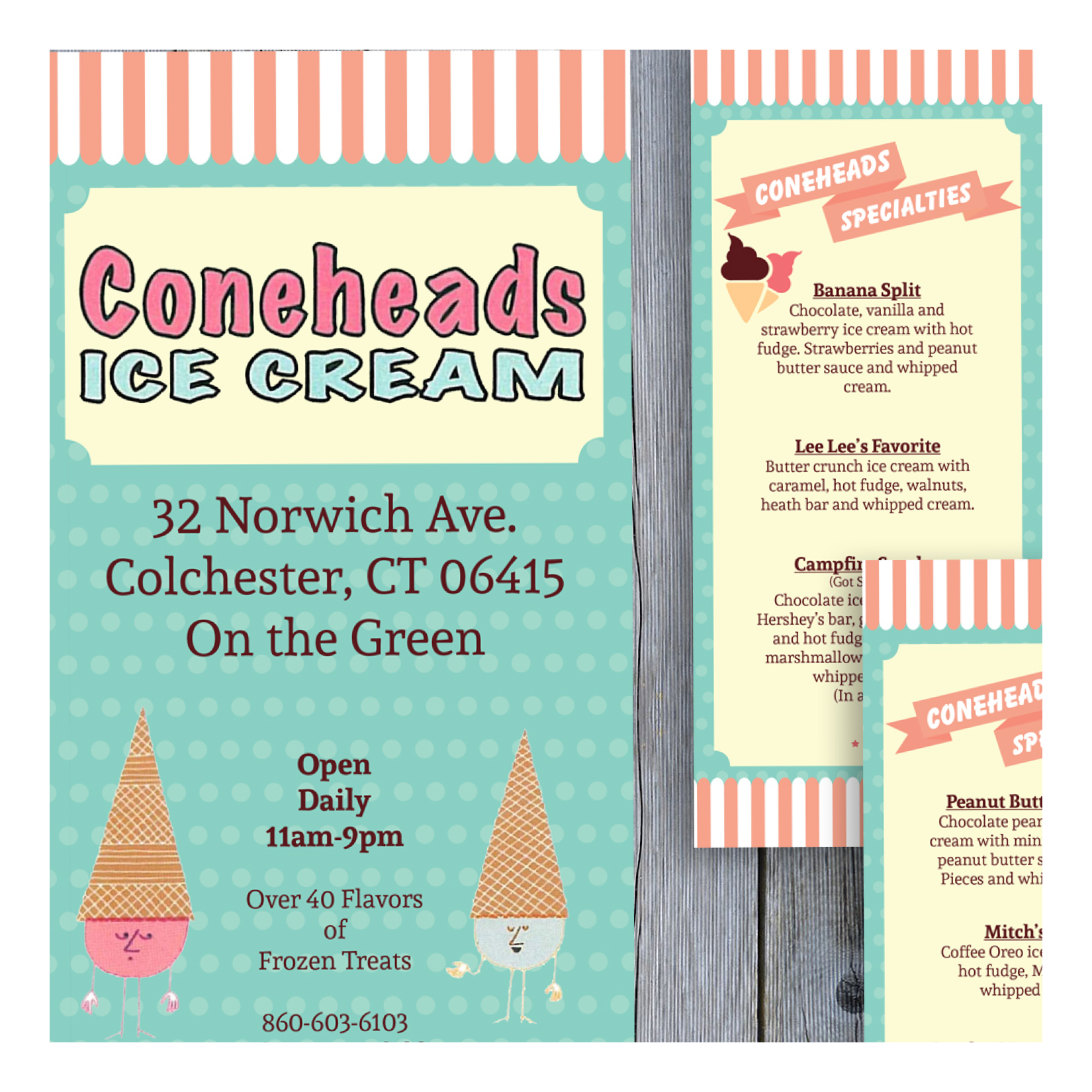 Brochure Design – Ice Cream Shop