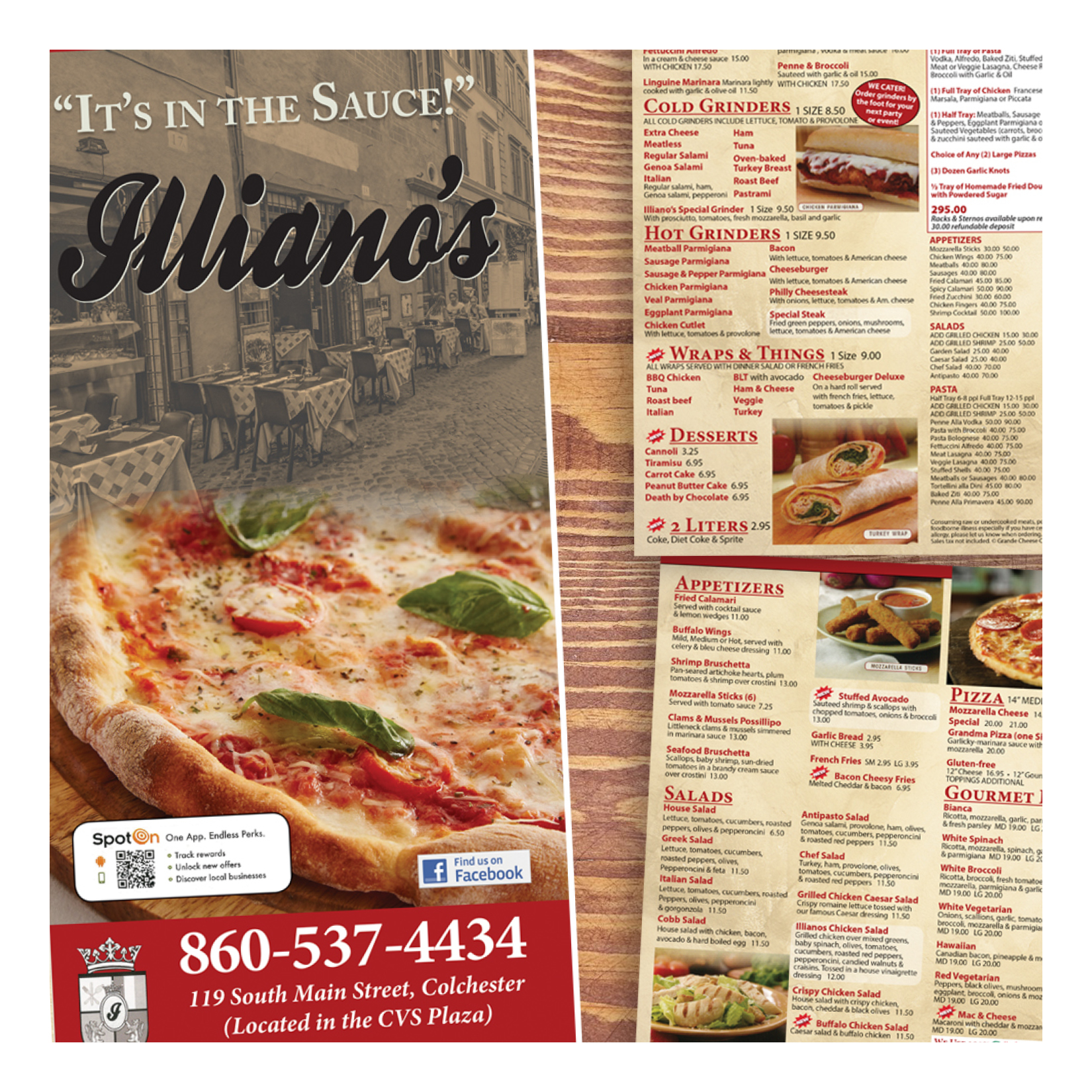 Menu Design – Italian Restaurant