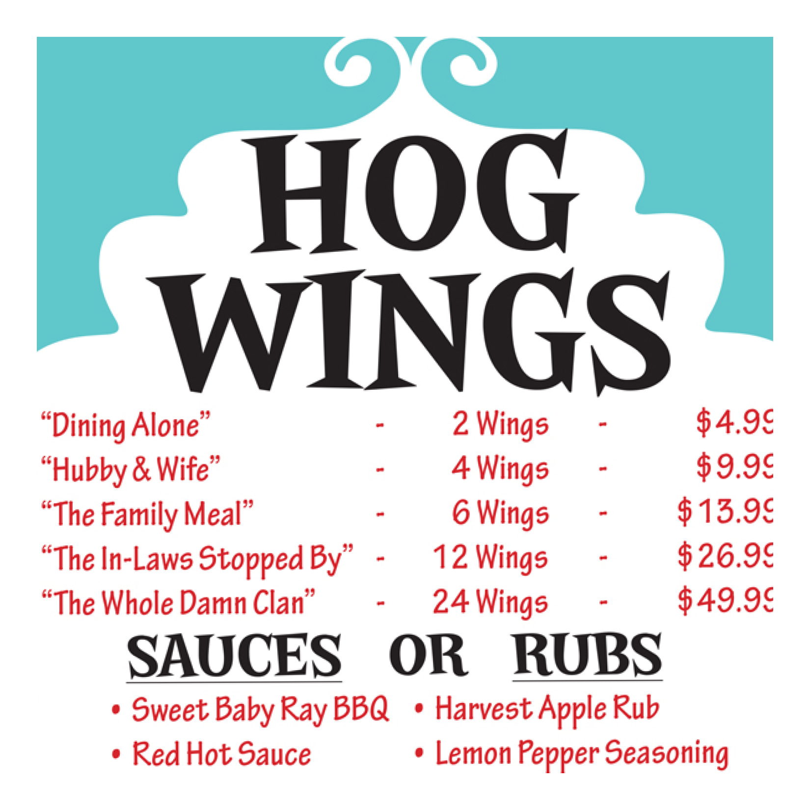 Small Menu Design