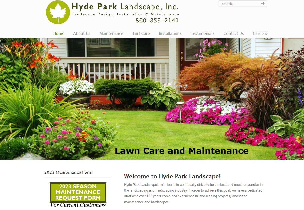 Hyde Park Landscape – Website